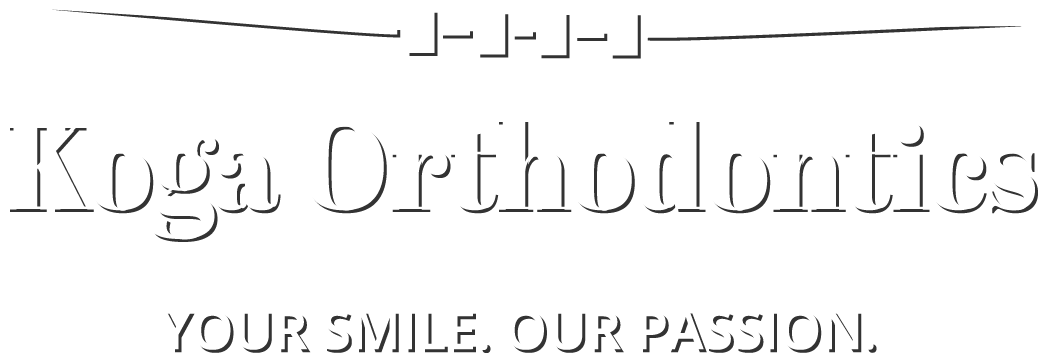 Kogo Orthodontics white logo