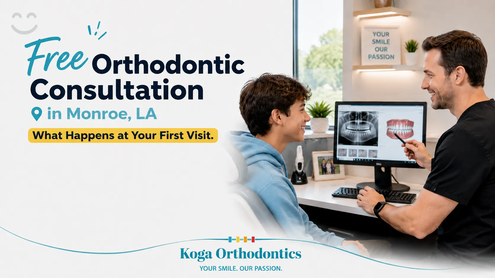 Free Orthodontic Consultation in Monroe, LA — Exactly What Happens at Your First Visit
